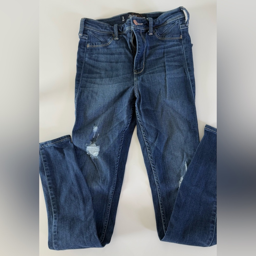 Hollister Women's High-Rise Skinny 
 Stretch Jeans size 26 size 3 - Picture 5 of 7